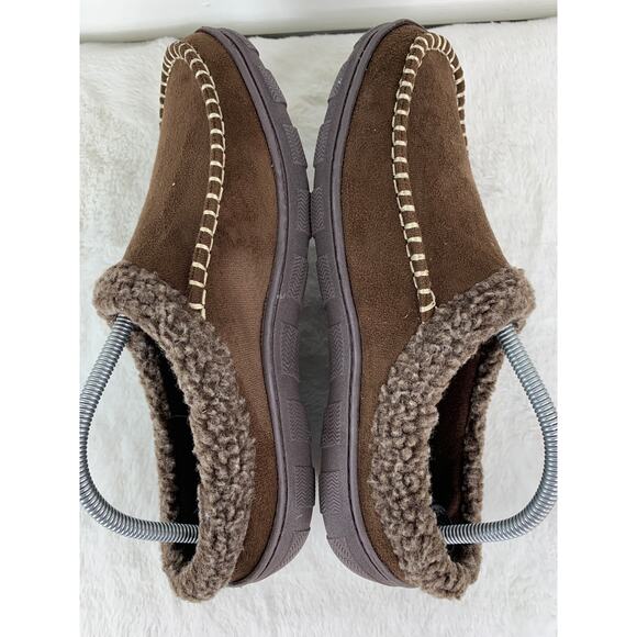 Dockers Dark Brown Men’s Moccasin Slippers Size 10 - Picture 4 of 8